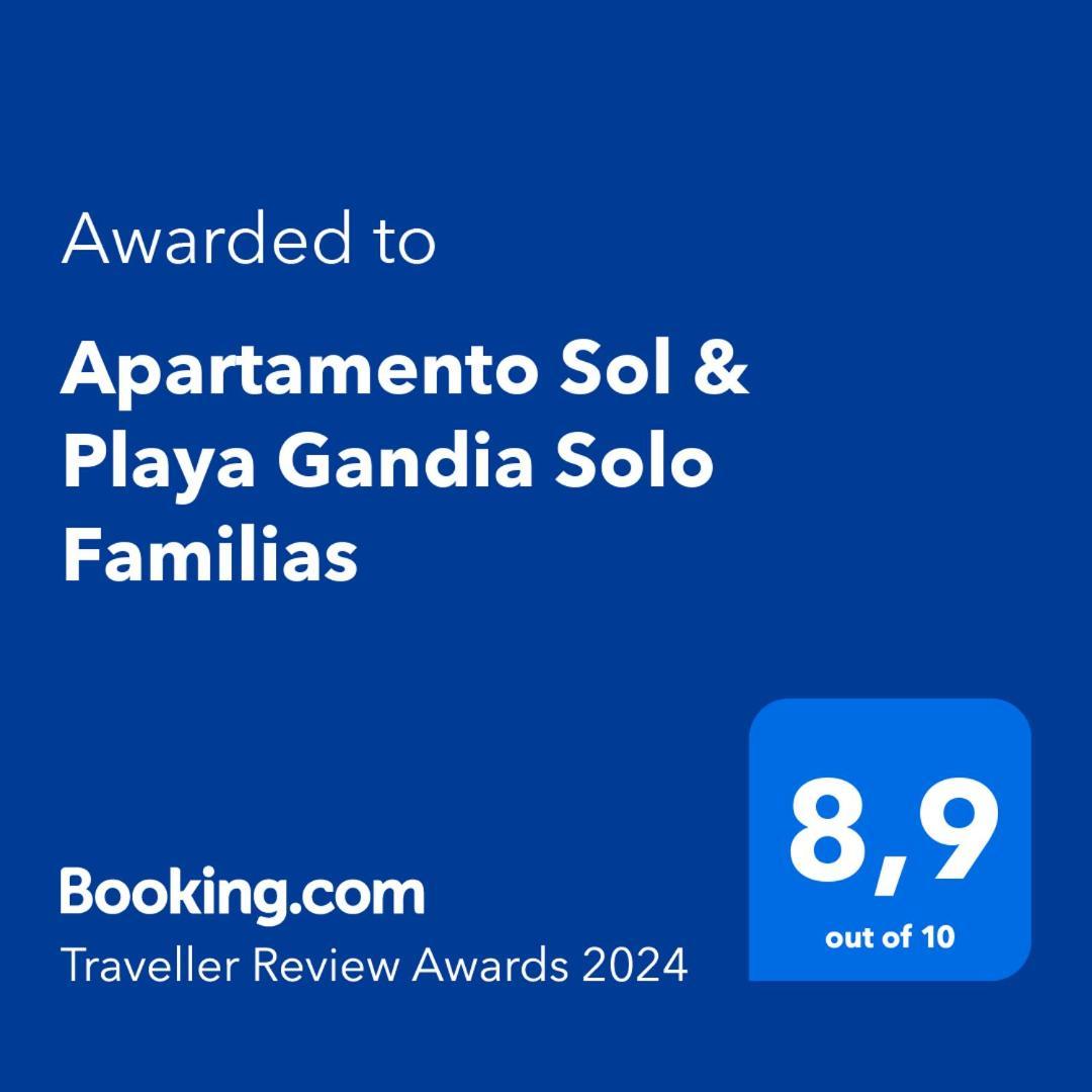 Apartamento Sol & Playa Gandia Solo Familias Eksteriør billede
